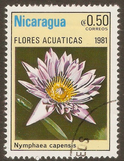 Nicaragua 1981 50c Water Lillies series. SG2288.