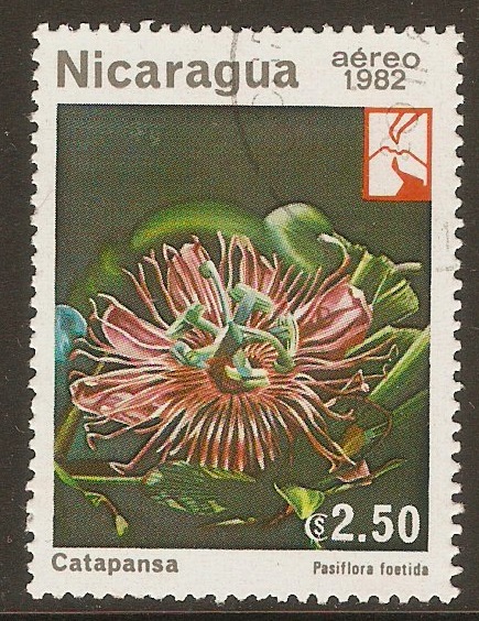 Nicaragua 1982 2cor.50 Woodland Flowers ser. - Air stamp. SG2419