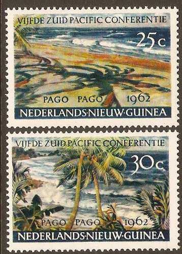 Netherlands New Guinea 1960 Pacific Conference Set. SG82-SG83.