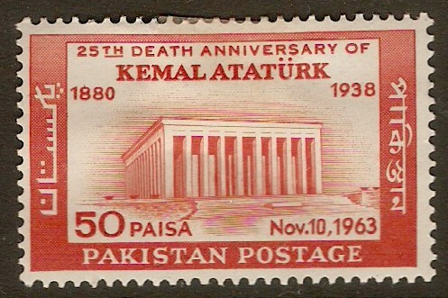 Pakistan 1963 50p Kemal Ataturk Memorial. SG193.