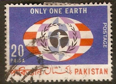 Pakistan 1972 20p UN Environment Conference. SG326.