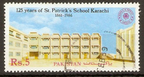 Pakistan 1987 5r St. Patrick's School. SG706.