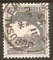 Palestine 1927 10m Slate. SG97.
