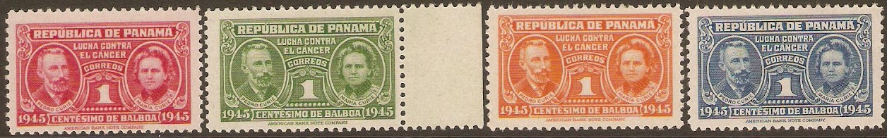 Panama 1939 Tax Stamps Set. SG353-356.