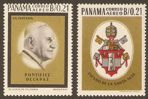 Panama 1964 Pope John Commemoration. SG900-SG901.