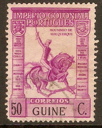 Portuguese Guinea 1938 50c Magenta. SG278. - Click Image to Close
