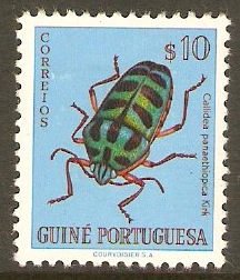 Portuguese Guinea 1953 10c Bugs and Beetles Series. SG327.