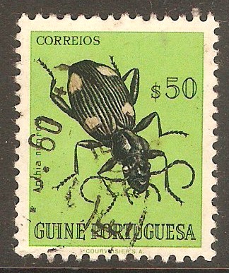 Portuguese Guinea 1953 50c Bugs and Beetles Series. SG329.