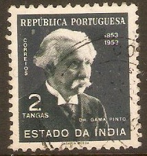 Portuguese India 1954 2t Dr. Gamo Pinto Commem. series. SG619.