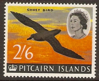 Pitcairn Islands 1964 2s.6d Murphy's Petrel Bird. SG46.