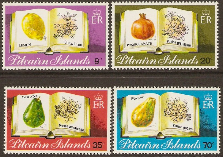 Pitcairn Islands 1982 Fruit Set. SG222-SG225.