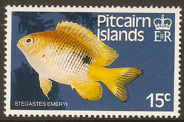 Pitcairn Islands 1984 15c Fishes Series. SG251.