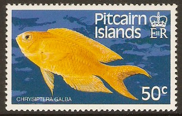 Pitcairn Islands 1984 50c Fishes Series. SG254. - Click Image to Close