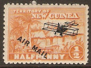 New Guinea 1931 d Orange. SG137.
