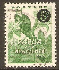 PNG 1959 5d on d Emerald. SG25.