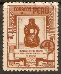 Peru 1938 4c Orange-brown. SG641.