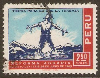 Peru 1969 2s.50 Agrarian Reform series. SG998.
