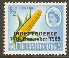 Rhodesia 1966 d Independence Series. SG359.