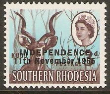 Rhodesia 1966 3d Independence Series. SG362.
