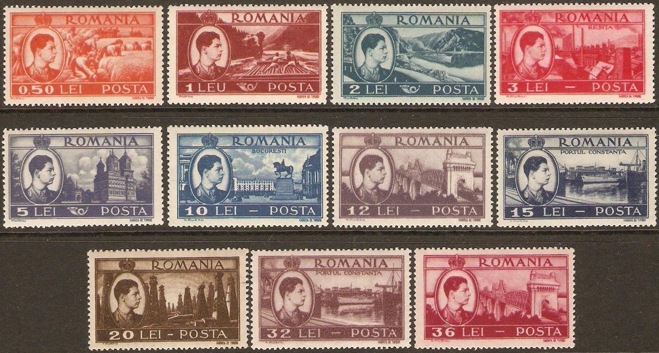 Romania 1947 King Michael Set. SG1892-SG1902.