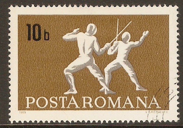 Romania 1969 10b Sports series. SG3623.
