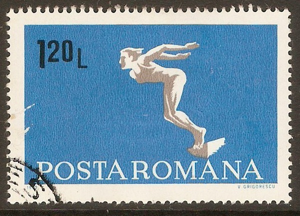 Romania 1969 1l.20 Sports series. SG3628.