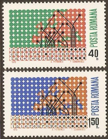 Romania 1970 European Cooperation Set. SG3722-SG3723.