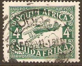 South Africa 1929 4d Green. SG40.