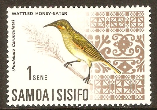 Samoa 1967 1s Birds series. SG280