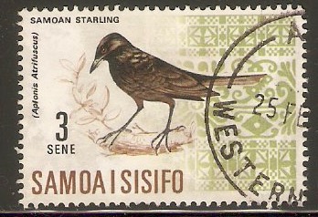 Samoa 1967 3s Birds series. SG282