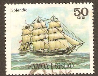 Samoa 1979 50s Sailing Ships Series. SG543.