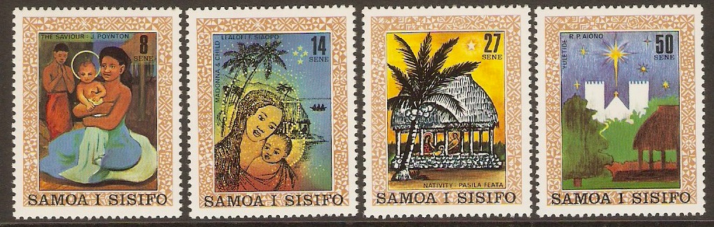 Samoa 1979 Christmas Stamps Sheet. SG579-SG582.