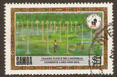 Samoa 1988 $1 Conservation Campaign Series. SG812.