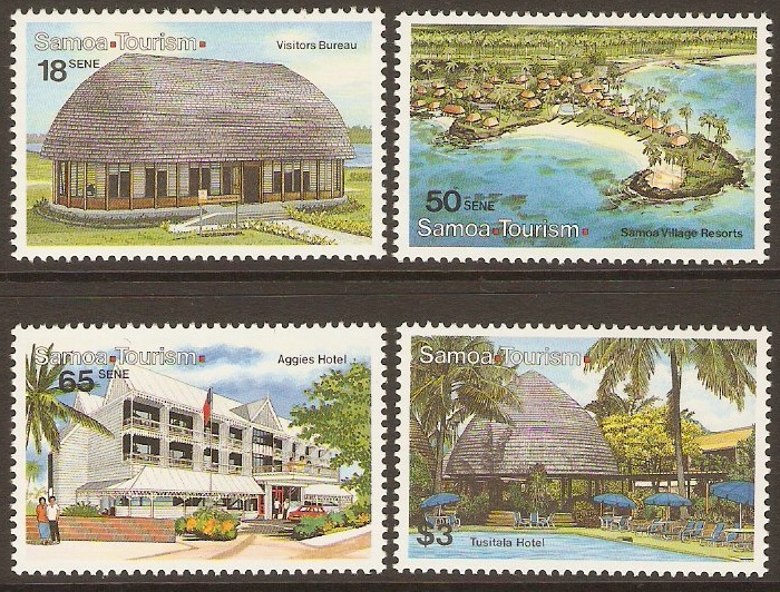 Samoa 1990 Tourism Set. SG847-SG850.