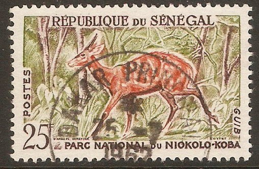 Senegal 1960 25f National Park series. SG232.