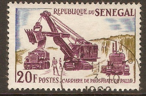 Senegal 1964 20f Industries series. SG279.