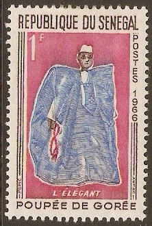 Senegal 1966 1f Goree Puppets series. SG315.