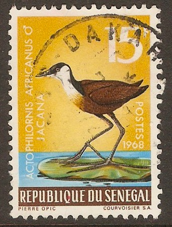 Senegal 1968 15f Birds series. SG377.