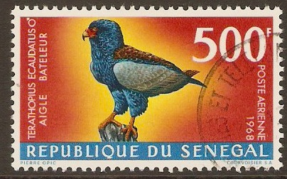 Senegal 1968 500f Birds series. SG381.