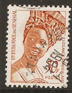 Senegal 1972 30f Brown "Senegalese Elegance" series. SG503a.