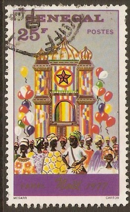 Senegal 1977 25f Christmas series. SG648.