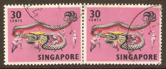 Singapore 1968 30c Cultural Series. SG109. - Click Image to Close