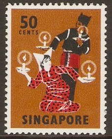 Singapore 1968 50c Cultural Series. SG110a.