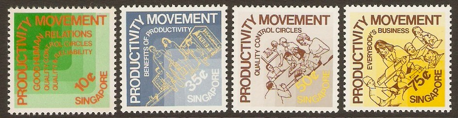 Singapore 1983 Productivity Set. SG439-SG442.