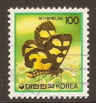 South Korea 1991 100w Insects series - Moth. SG1937.