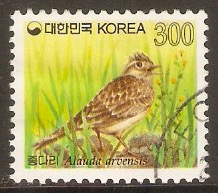 South Korea 1993 300w Eurasian Skylark. SG2039.
