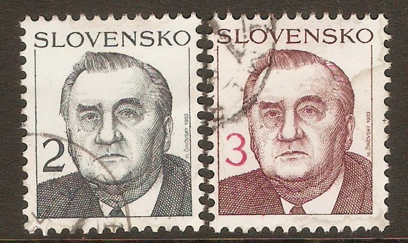 Slovakia 1993 President Kovac set. SG156-SG157.