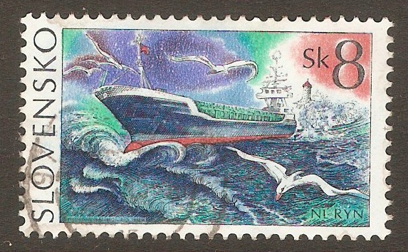 Slovakia 1994 8k Ships series. SG201.