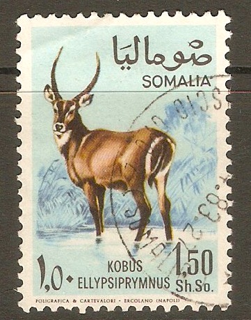 Somalia 1968 1s.50 Antelopes series. SG481.