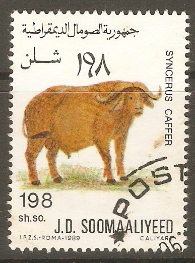 Somalia 1989 198s Animals series - African buffalo. SG777.